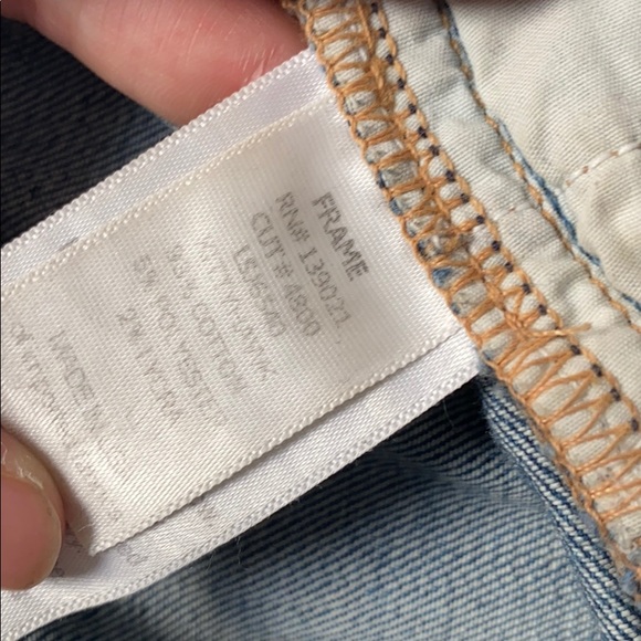 Frame le skinny de Jeanne mid wash jeans size 26 - Picture 8 of 8